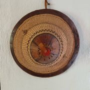 Chapeau africain ancien artisanal