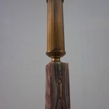 Lampadaire onyx & marble, années 1960