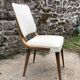 Set de 6 chaises blanches 1960