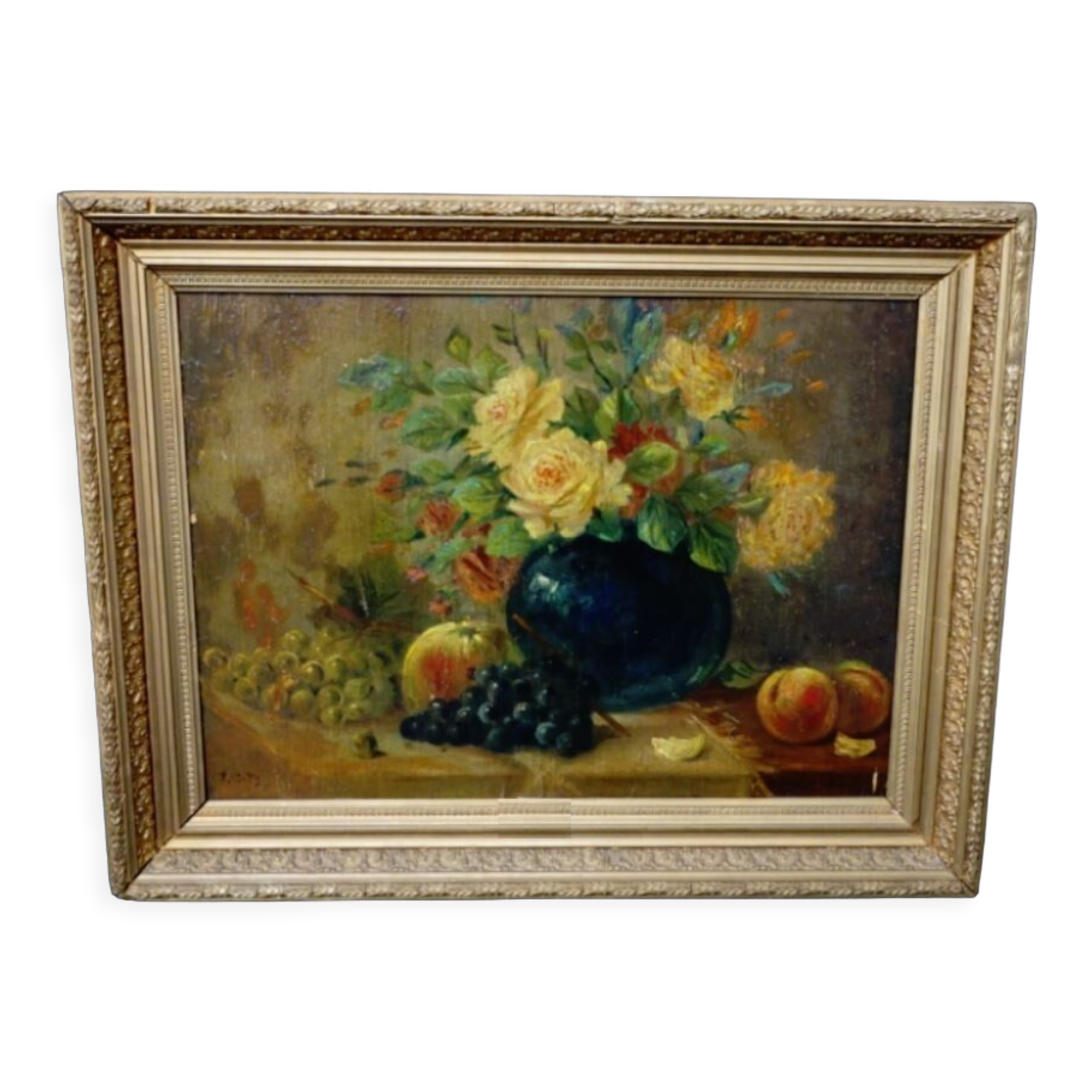 Painting "Still Life with Flower and Fruit".
