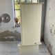 Corner display cabinet from the 1950s