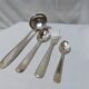 37-piece cutlery set in silver metal with Art Deco decor in box