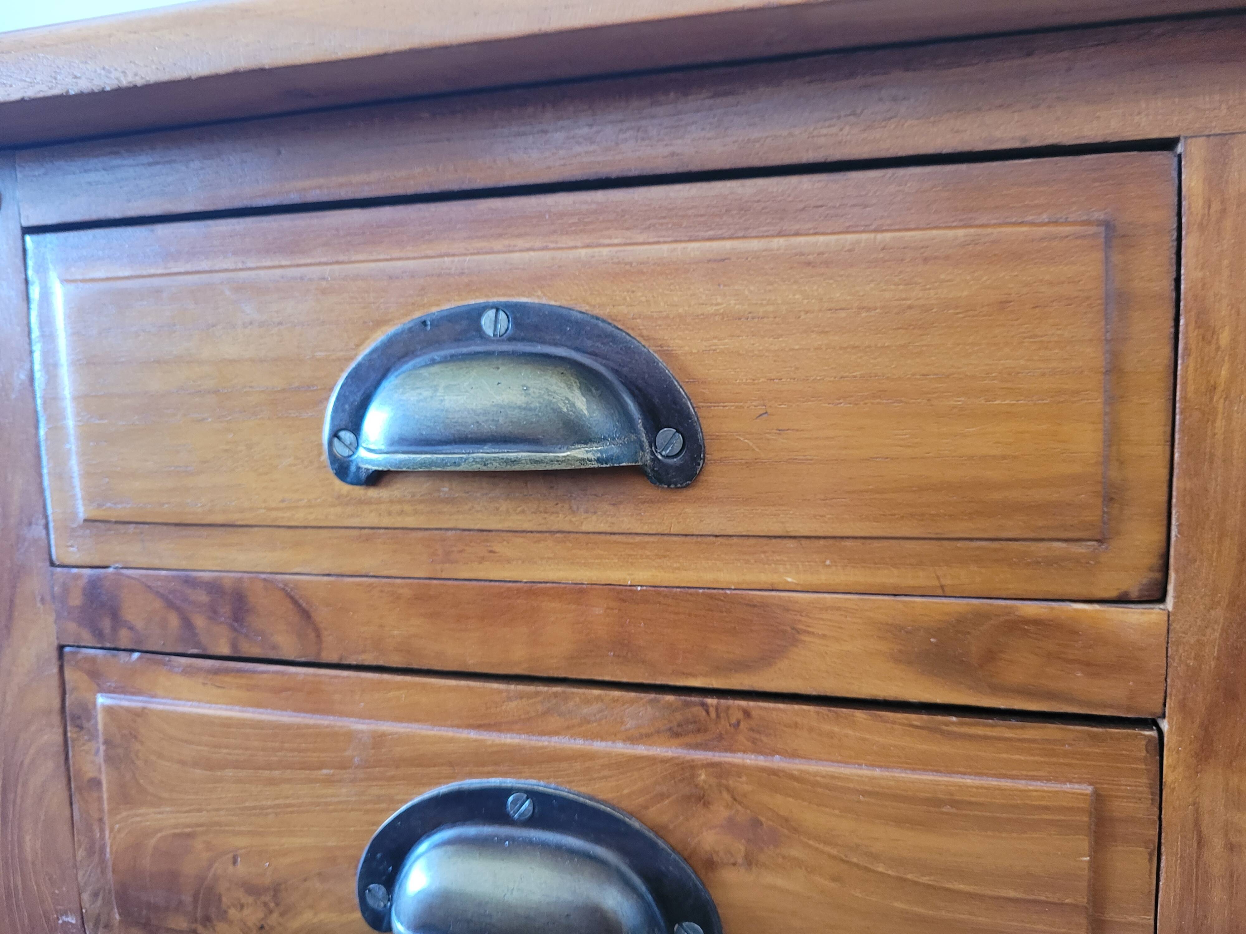 Indonesian teak desk