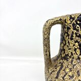 Vase en céramique allemande jaune