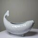 White porcelain sauce boat fish Ocean France, 1970s-1980s