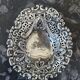 Openwork heart-shaped bowl in solid silver – Rococo style