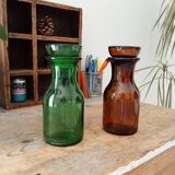 Set of 2 vintage jars Level 70s/80s