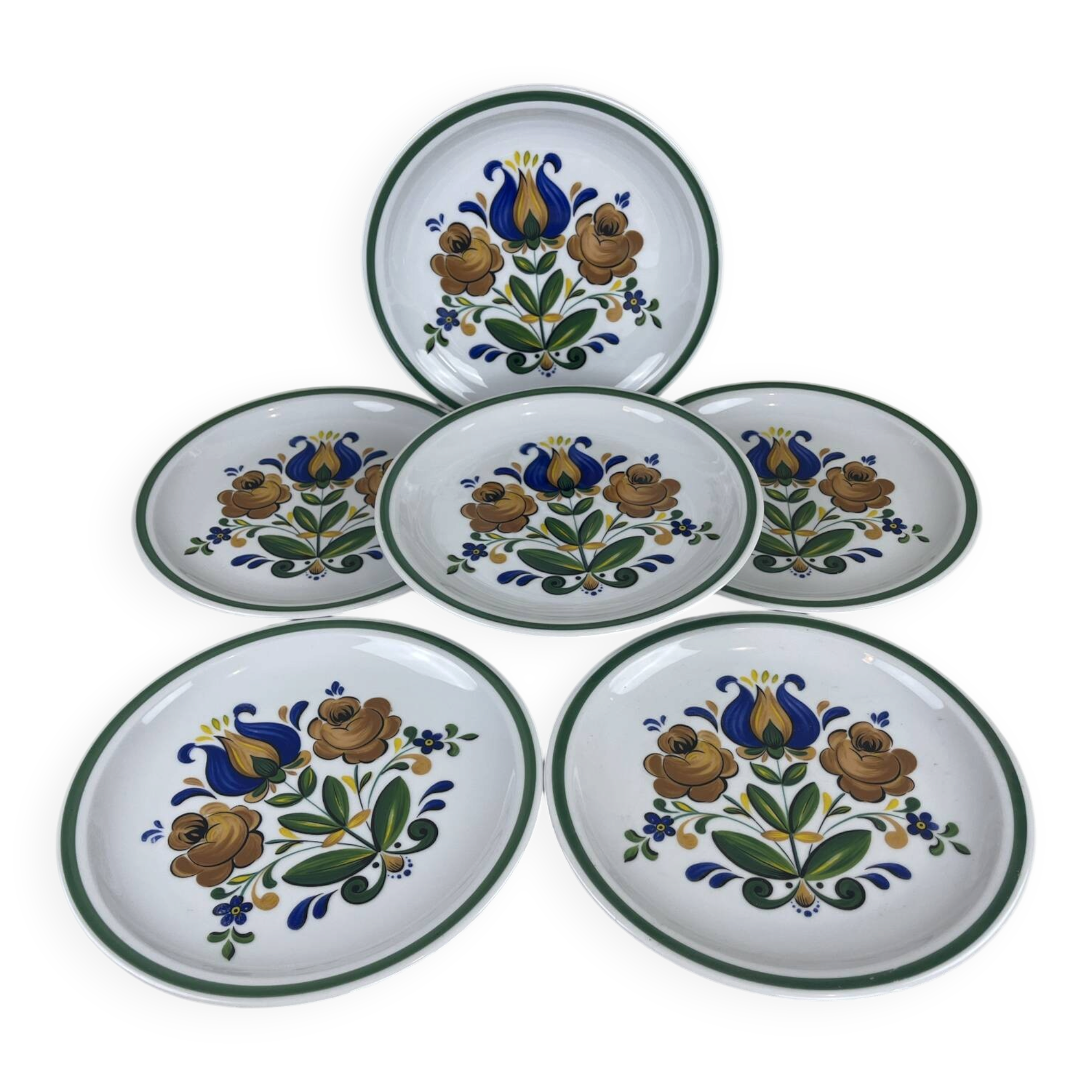 Decorated flat plates
