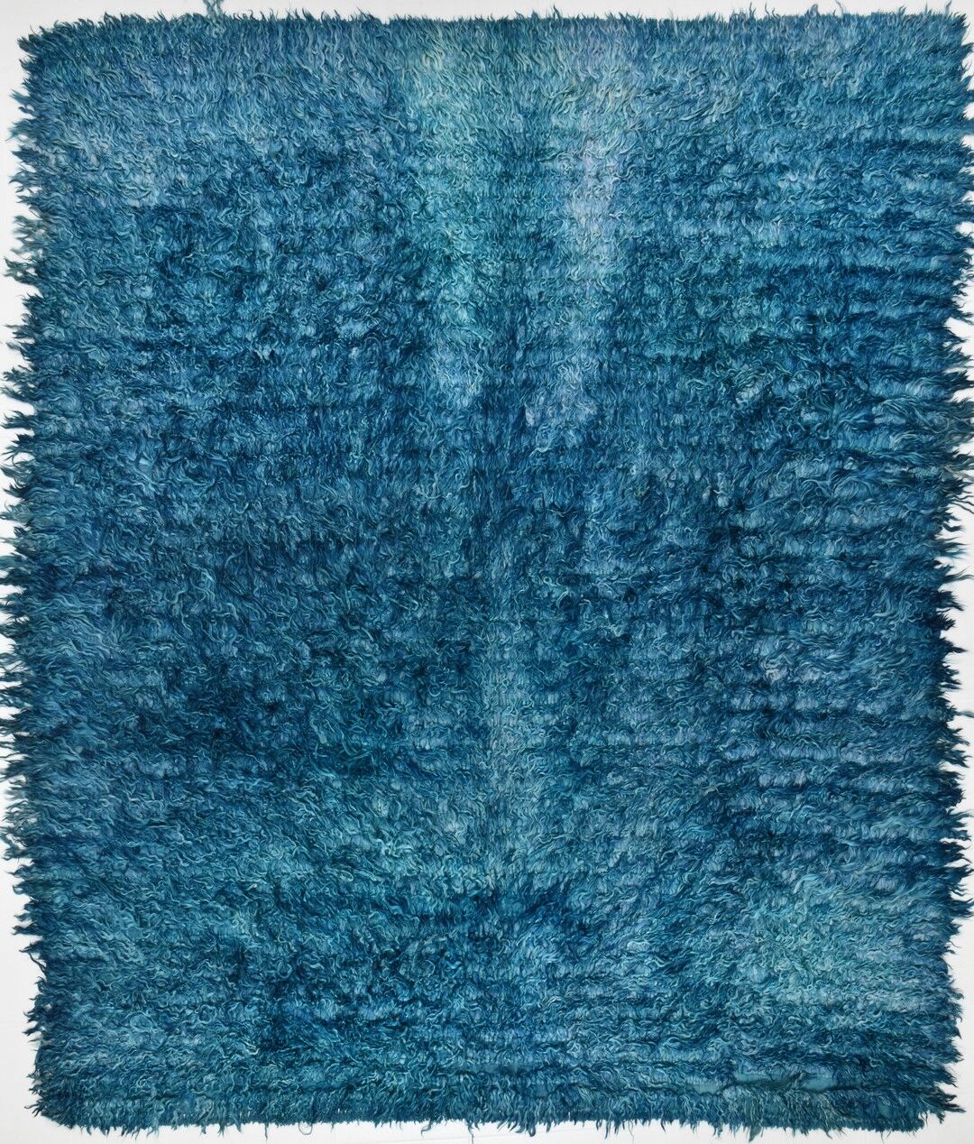 Long hairy bohemian kilim rug,268x325cm