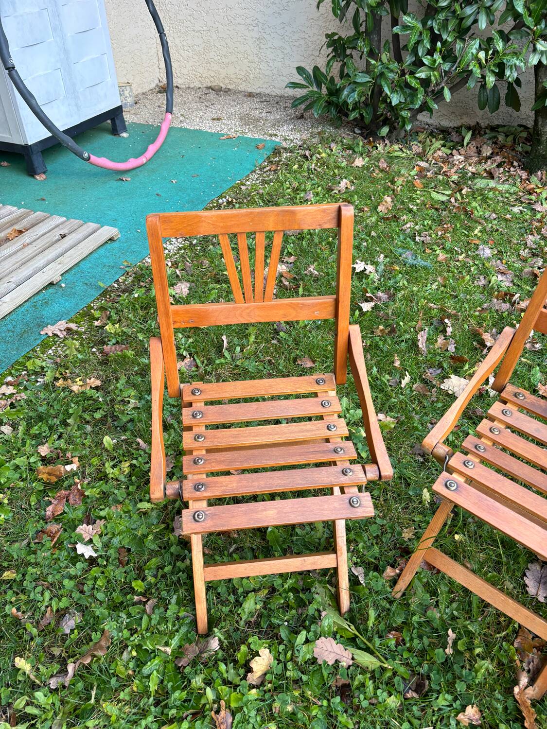 4 chaises pliantes pour enfant Thonet