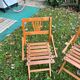 4 chaises pliantes pour enfant Thonet