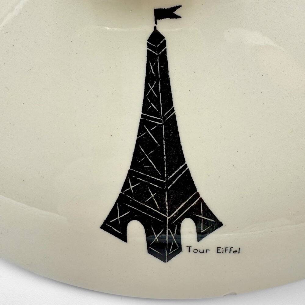 Soupière Colette Gueden Primavera Monuments de Paris, années 30
