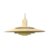 White Danish concentric ceiling light