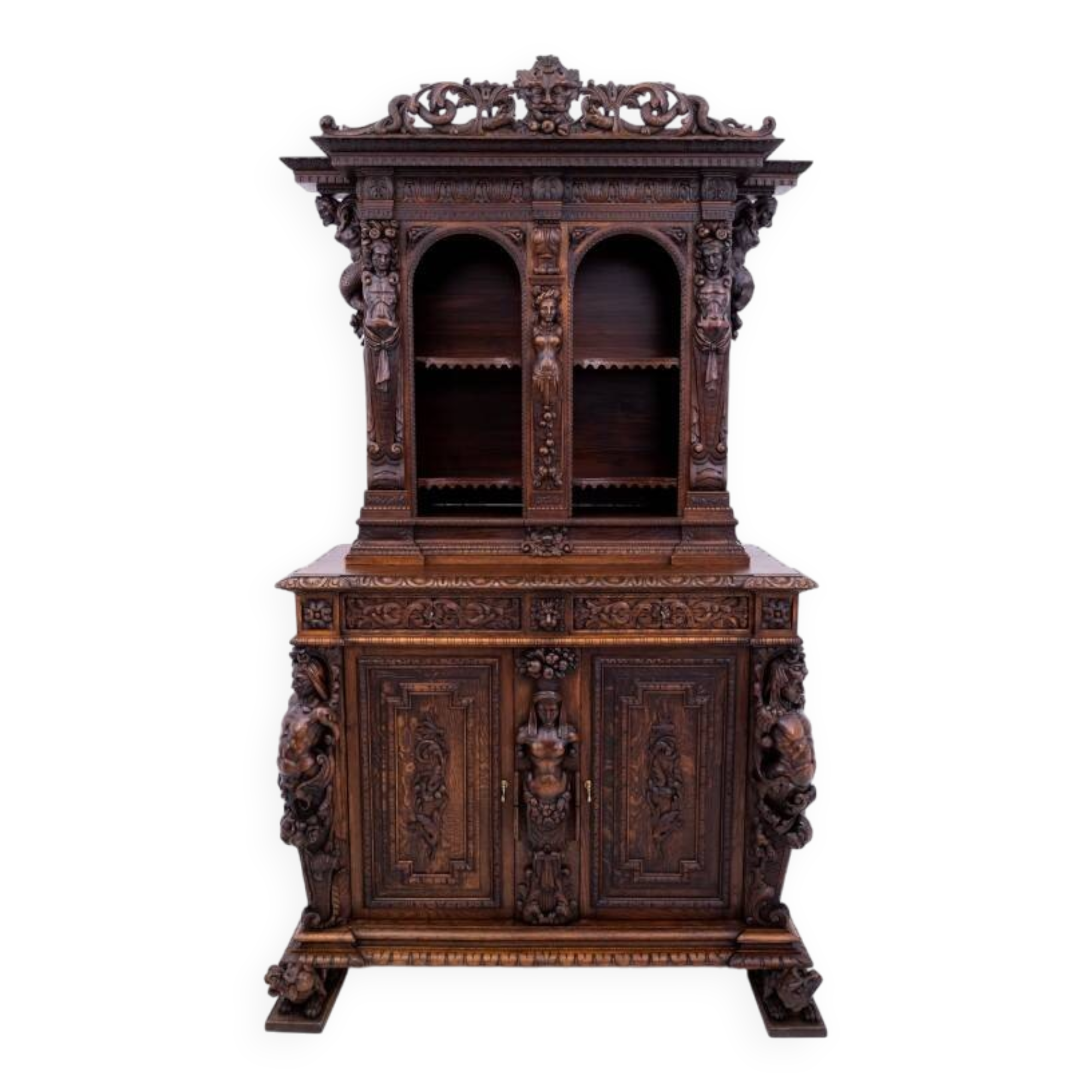 Historic cabinet, France, circa 1870.