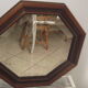 Octagonal wooden mirror  47x47cm