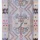 3x8 Ligth Blue Vintage Runner Rug, 77x229Cm