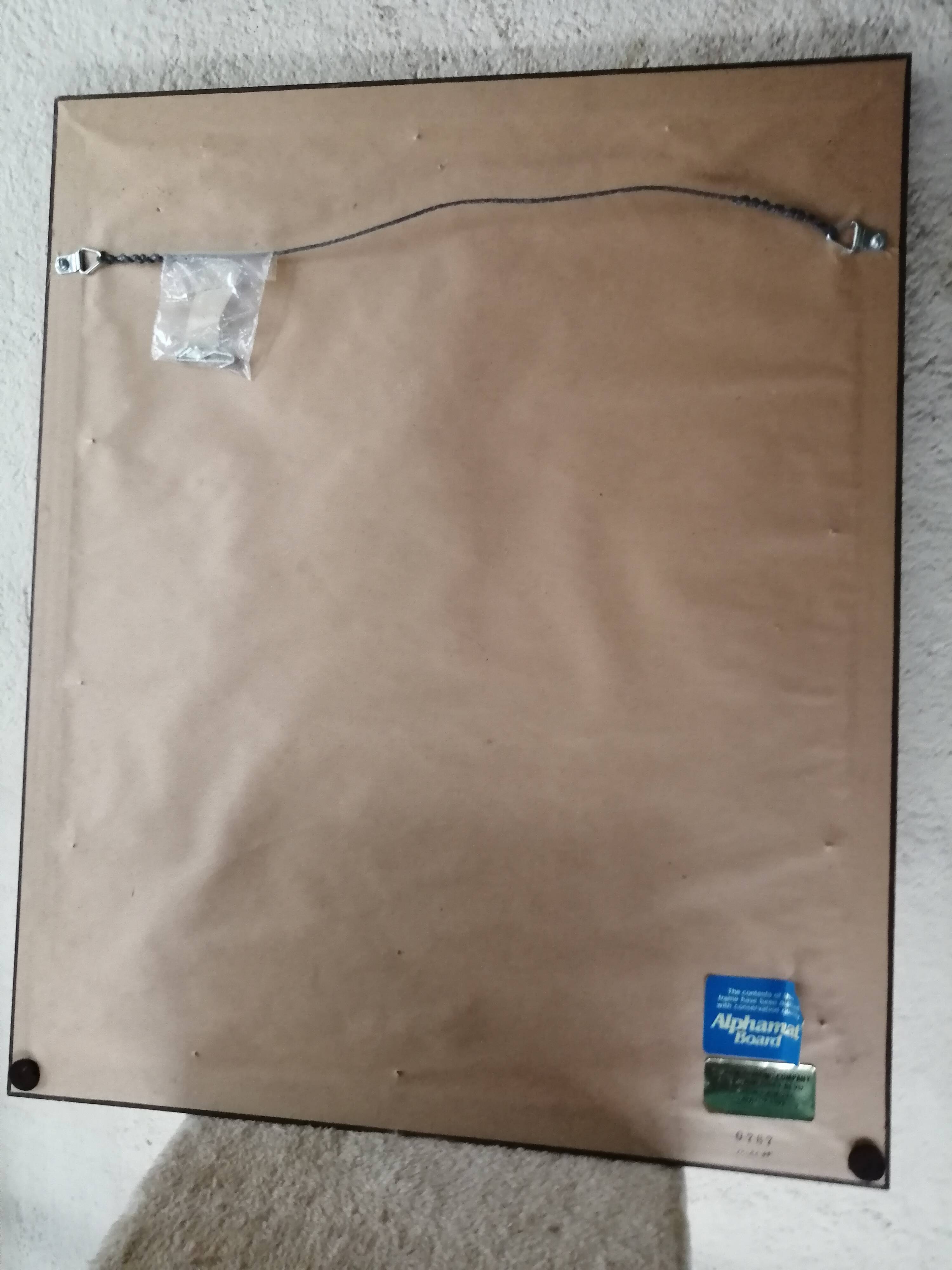 Framed ancient lithography by Martinet and Son