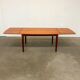 Extendable arne vodder table in teak – vamo – vintage scandinavian table year