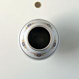 Footed vase, ceramic pot - Flora Keramiek Gouda Holland factory