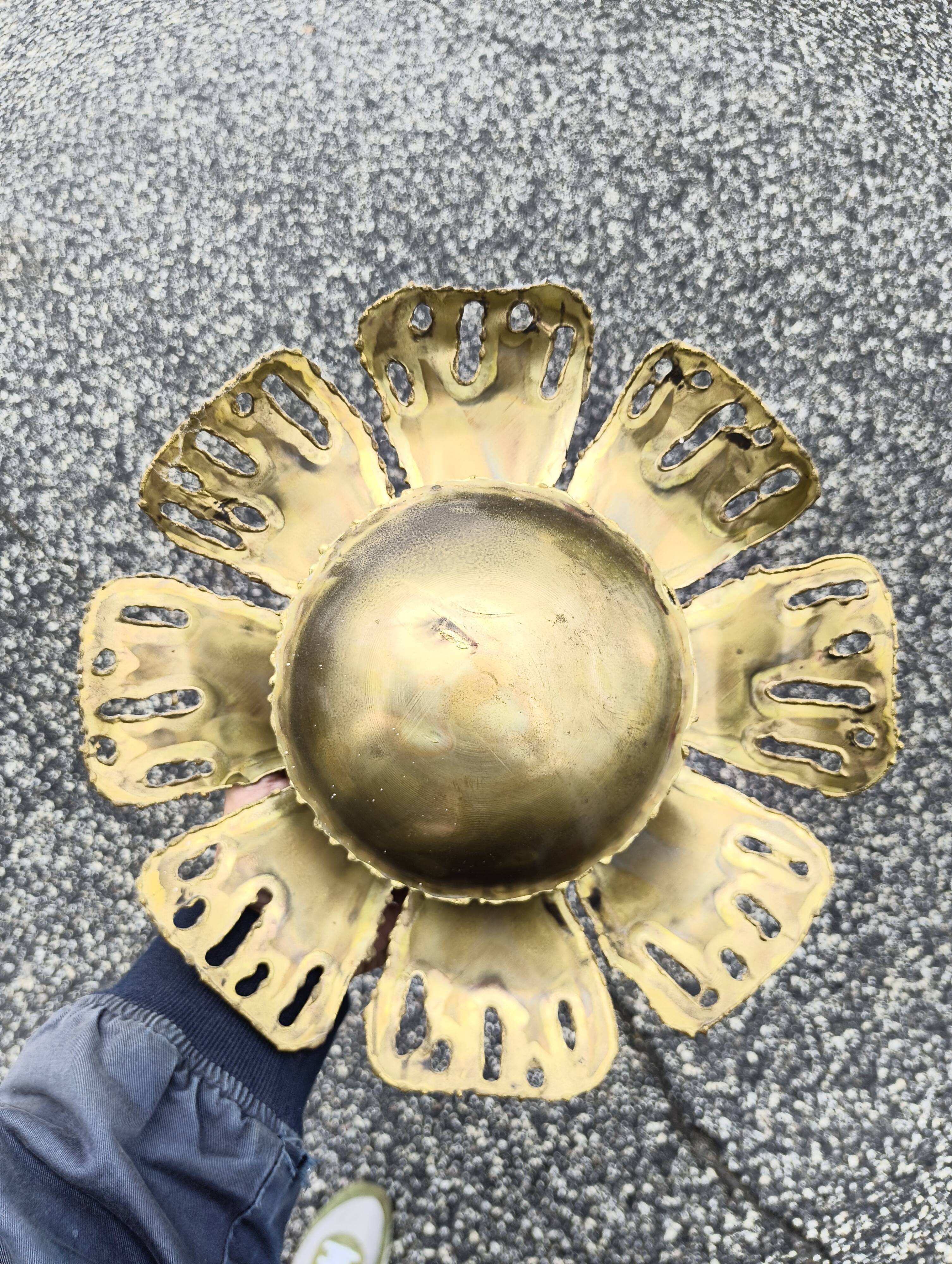 brass wall lamp by Svend Aage Holm Sörensen, denmark