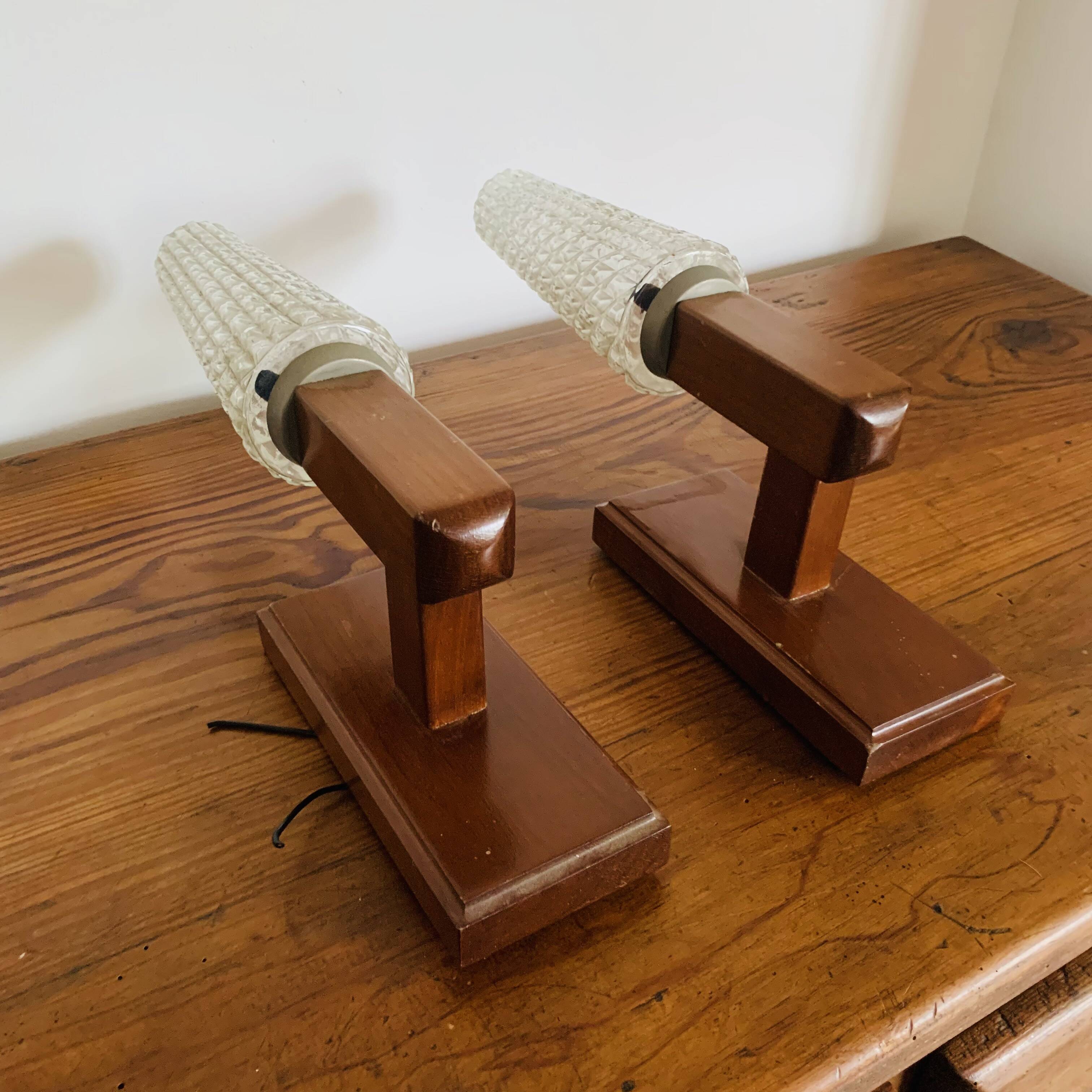 Pair of vintage wall lights