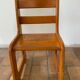 Vintage sled children's chair