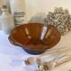 Antique Provençal ceramic tian, or bowl