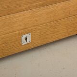 Vintage curtain furniture in light oak