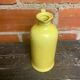 Old Yellow Glazed Ceramic Pitcher Vintage Kitchen #D427