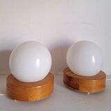 Pair of bedside lamps