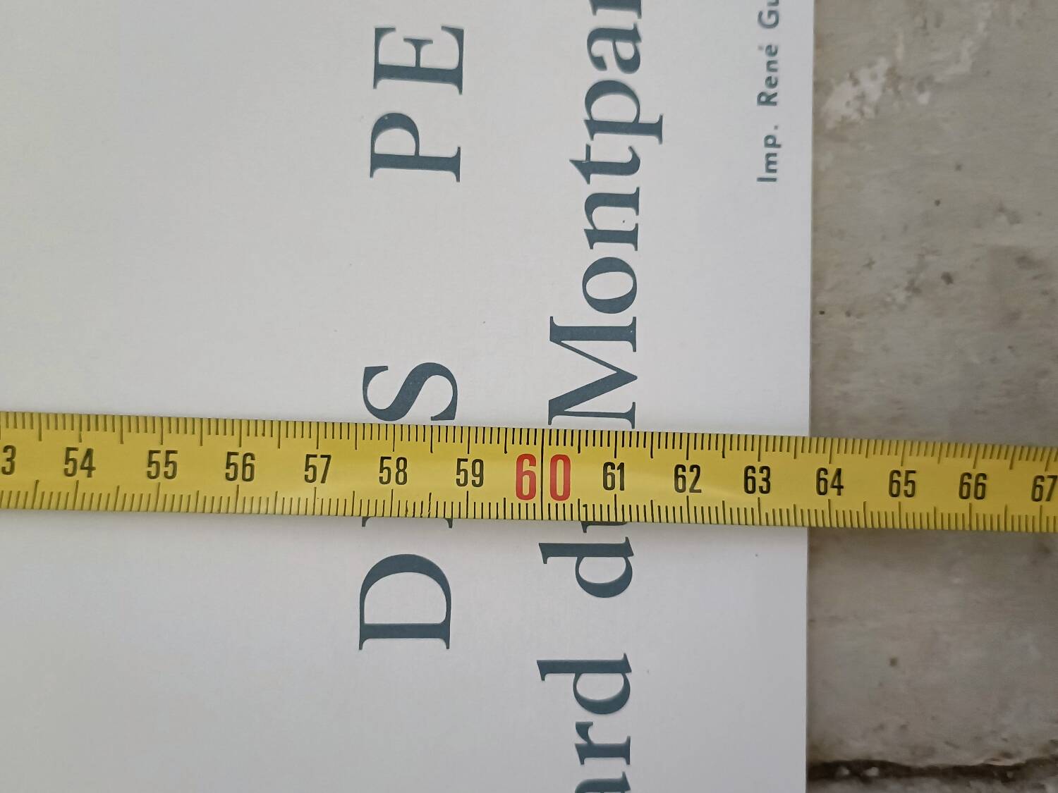 Original poster exhibition Lars Bo, 1968