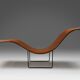 Mid-century stack-laminated lounge chair by Tiller Lesser, Germany 1990