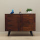 Buffet en noyer, design danois, années 1970, production: Danemark