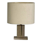 Vintage marble and brass lamp