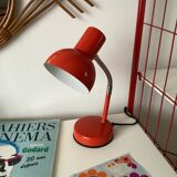 Red metal lamp
