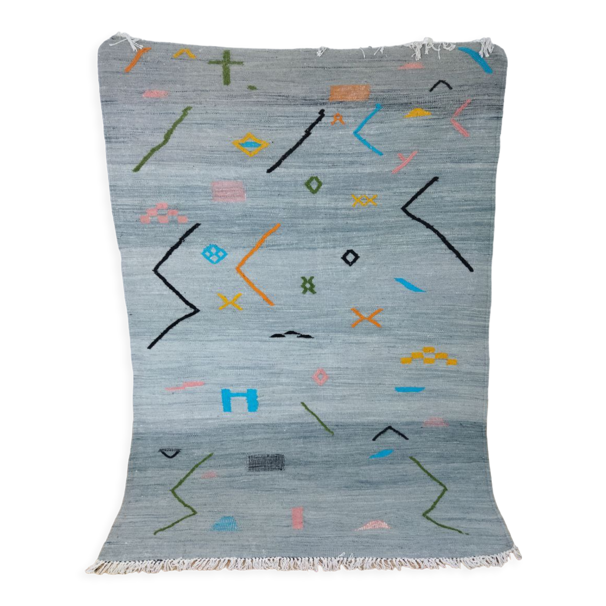 Kilim moroccan berber carpet 208x149cm