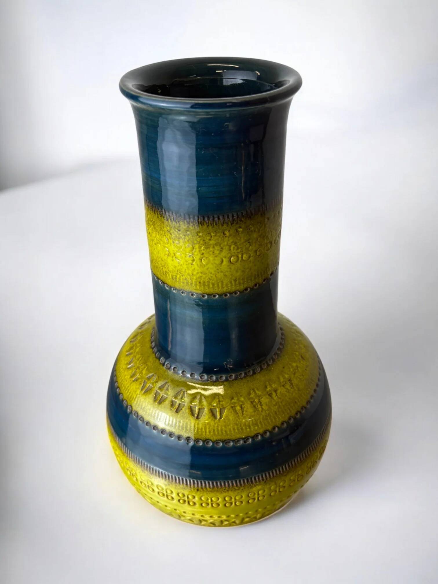 Ceramic vase by Aldo Londi for Bitossi, Italy, 1960s