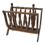 vintage wooden magazine rack n°2