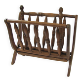 porte-revues en bois vintage n°2