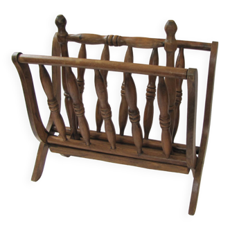 vintage wooden magazine rack n°2