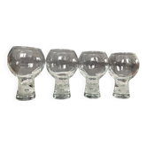 Série de 4 verres « ballon » Durobor des années 70