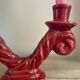 Double ceramic candle holder - 50s