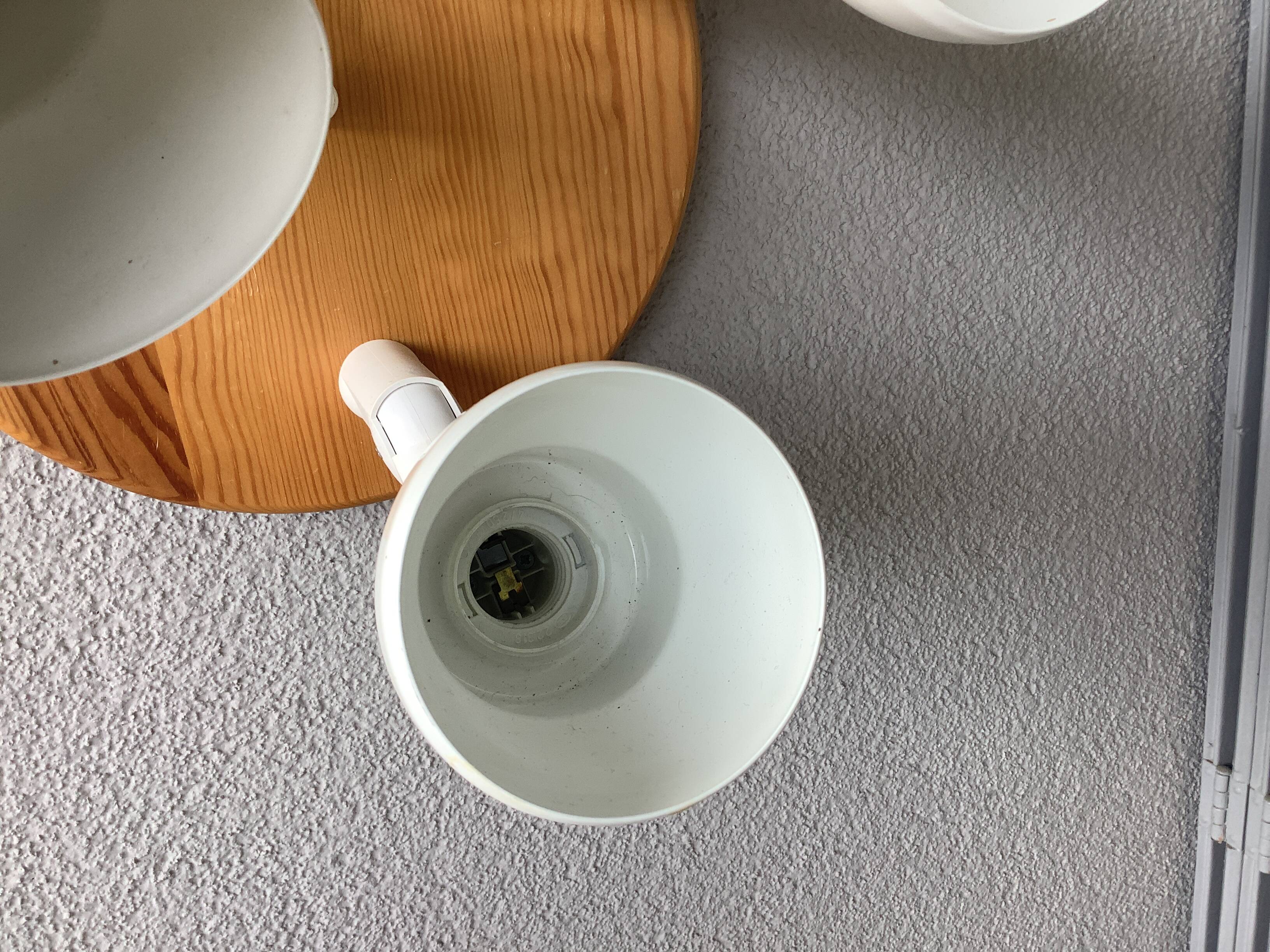 Massive vintage 80' wooden ceiling spotlights - Scandinavian design