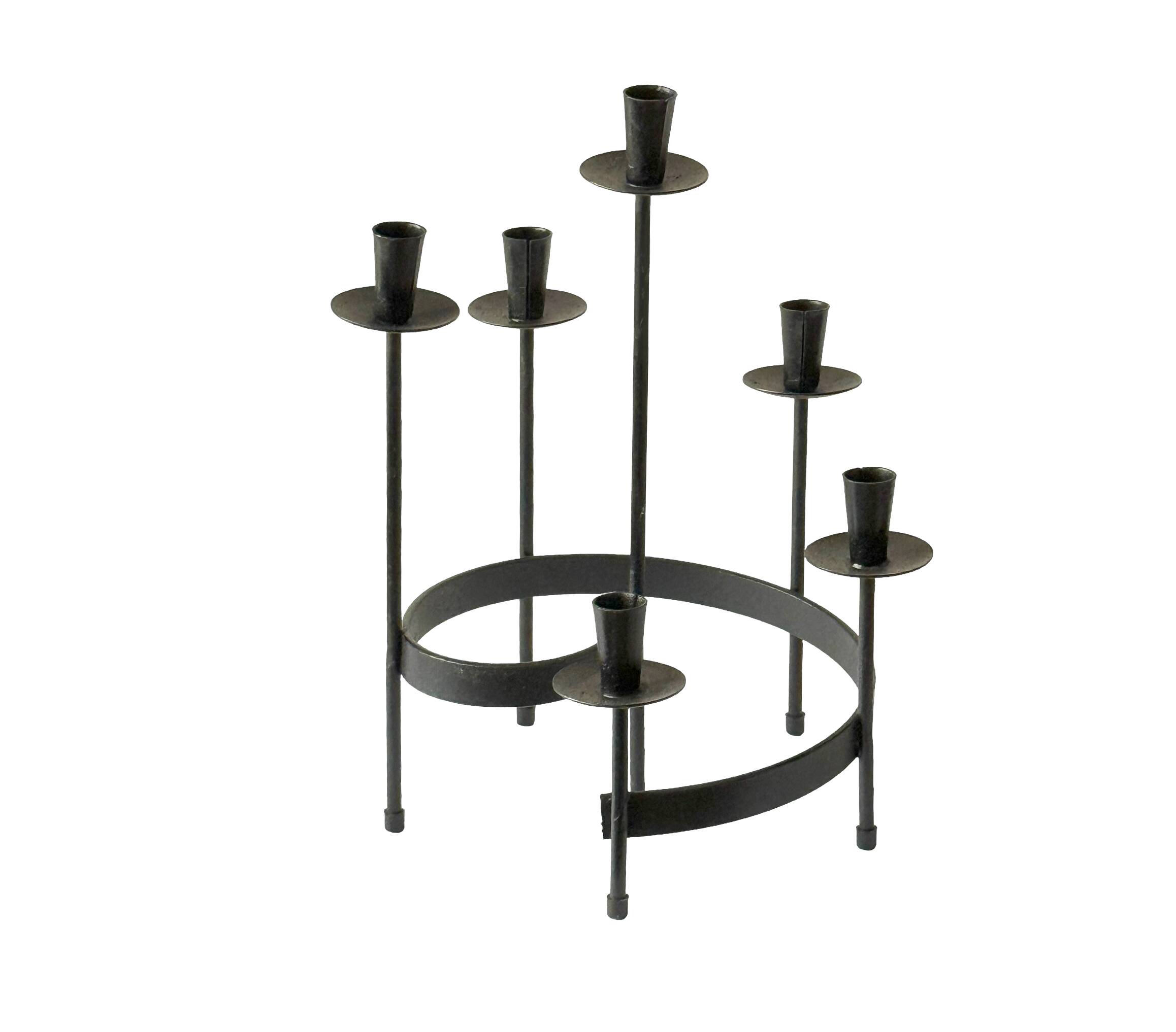 Vintage Candlestick • Spiral • Harry Boström • Bo Svensk • 1960