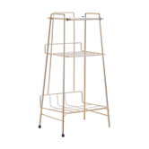 Side table in gilded brass