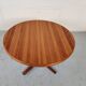 Dining room table with teak extension from Glostrup, Denmark 60s/70s