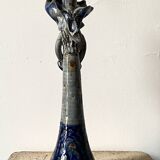 Anthropomorphic ceramic candlestick