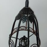 Art deco beaten iron floor lamp 1930