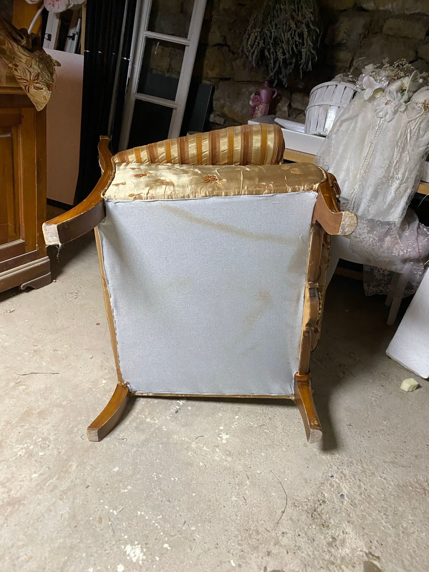 Louis XV Rococo style armchair
