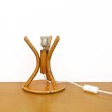 Bamboo Table Lamp, Spain, 1970s